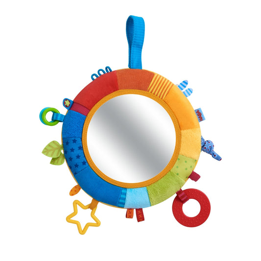 Rainbow Discovery Teether Mirror Pillow
