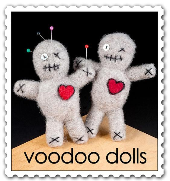 Voodoo Dolls Needle Felting Kit - Easy