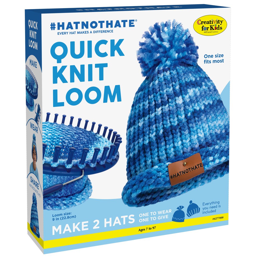Quick Knit Loom #HATNOTHATE