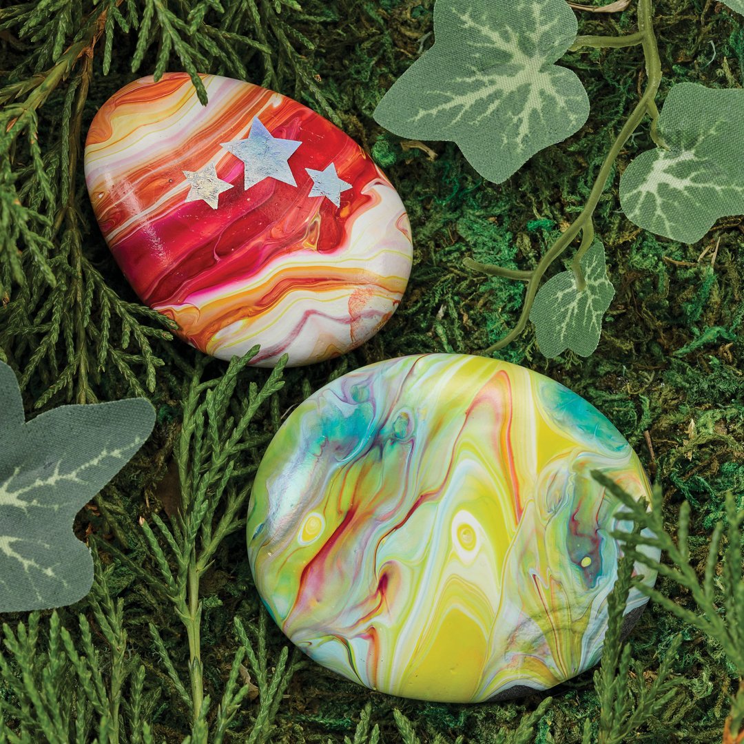 Holiday Hide And Seek Rock Painting Kit - Faber-Castell