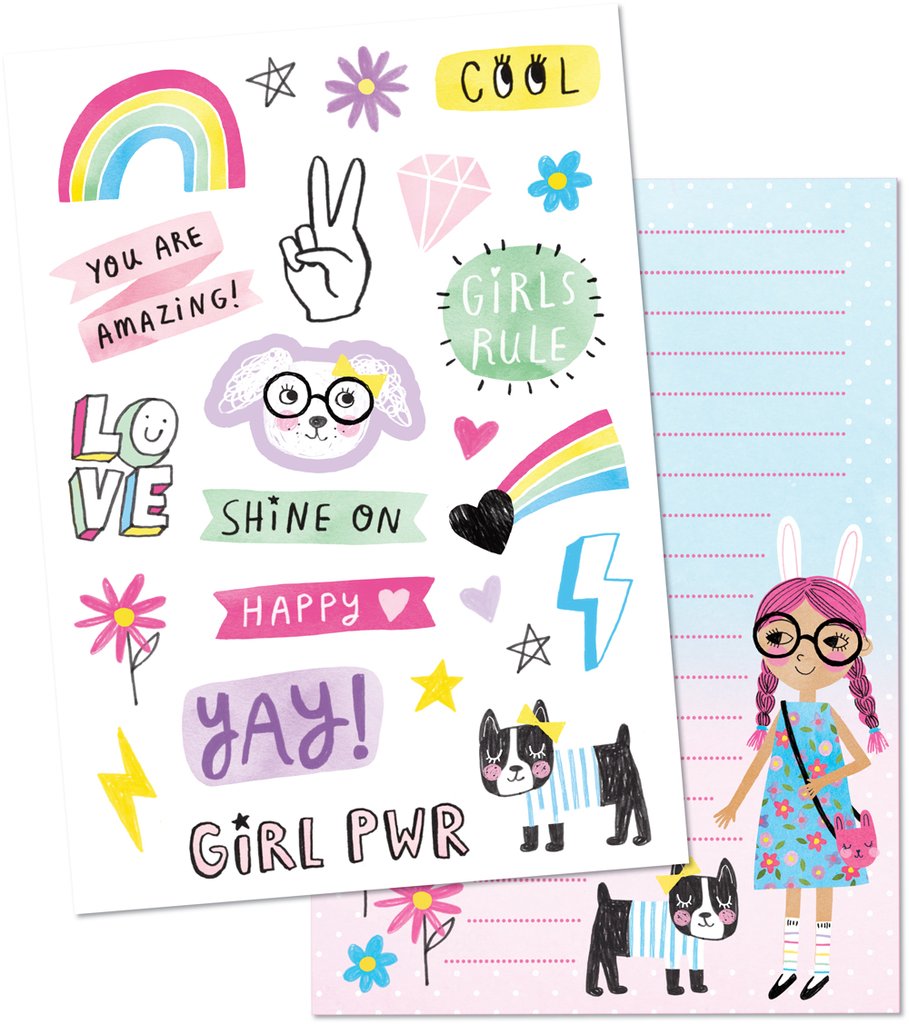 Cool Girls BFF Letter Writing Set