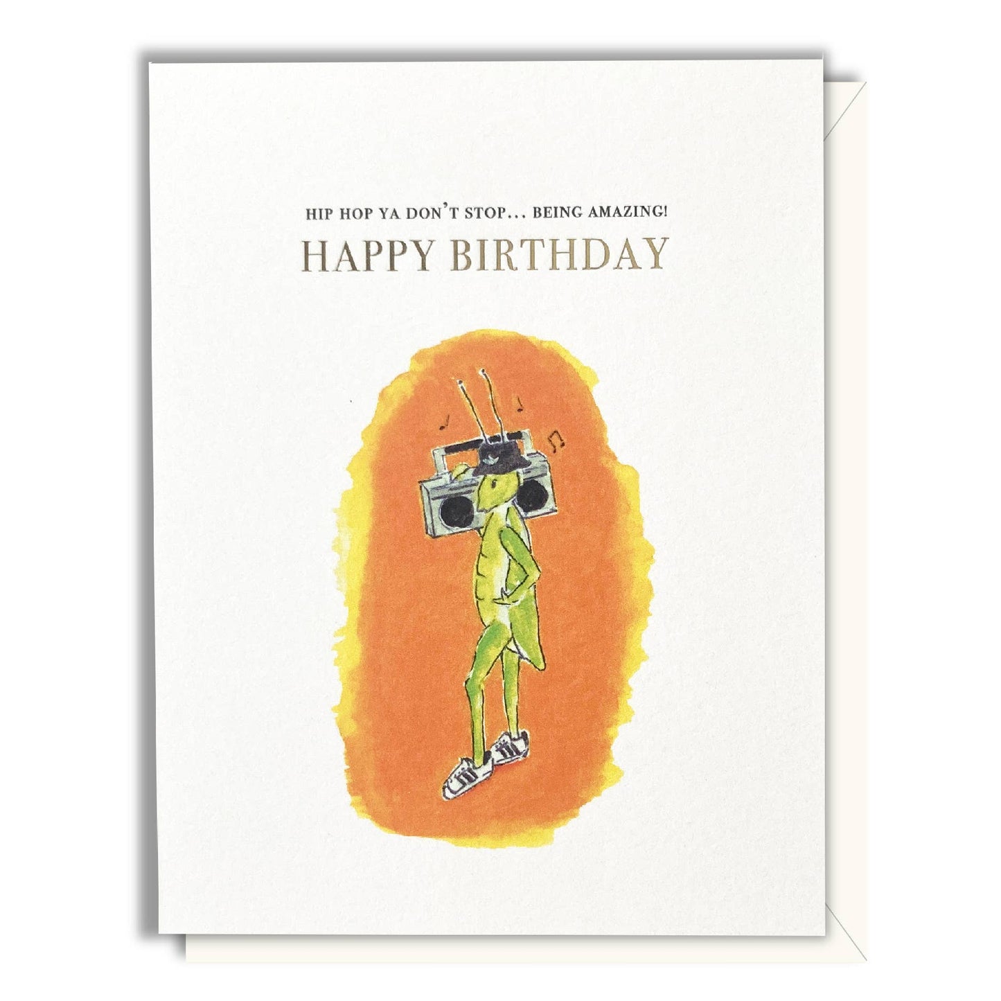 Hip Hopper Birthday - Foil Card