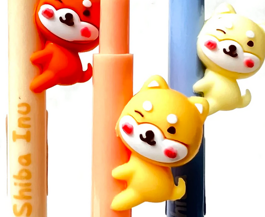 Shiba Inu Retractable Gel Pen