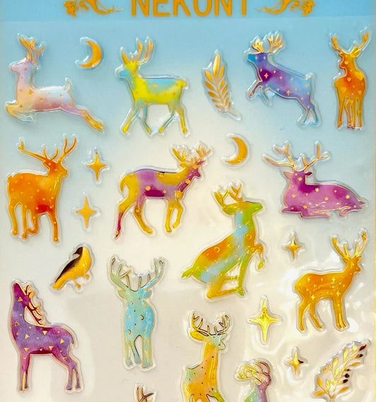 Deer Gel Stickers