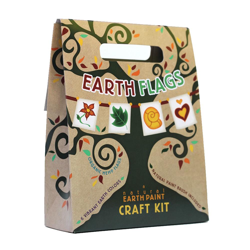 Natural Earth Paint Flags Craft Kit