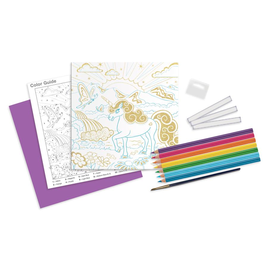 Foil Fun Paint By Numbers Unicorn