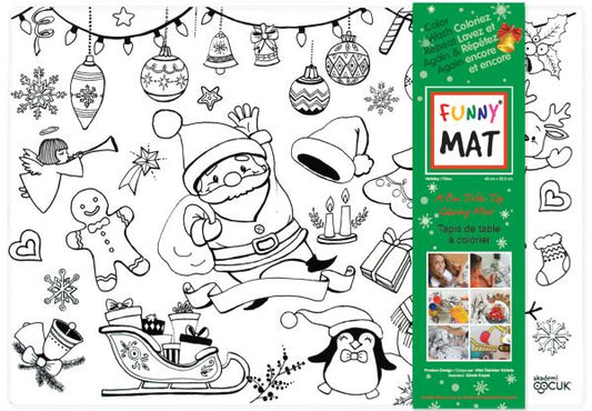 Holiday Table Top Coloring Mat