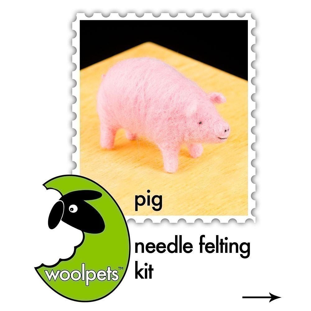 Pig Needle Felting Kit - Intermediate
