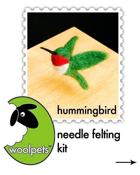 Hummingbird Needle Felting Kit - Intermediate