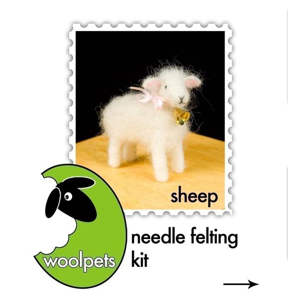 Sheep Needle Felting Kit - Intermediate