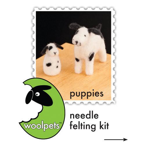 Puppies Needle Felting Kit - Intermediate