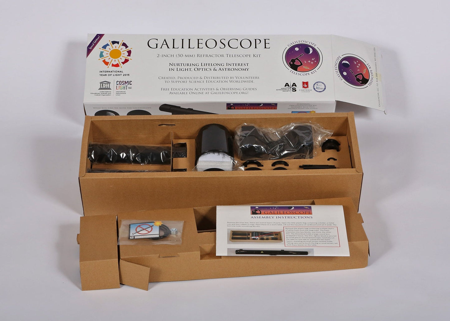 Galileoscope Refractor Telescope Kit