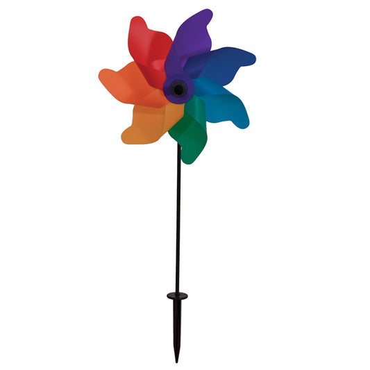 Rainbow Poly Petal 18" Spinner