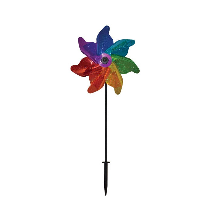 Rainbow Sparkle 12" Pinwheel Spinner