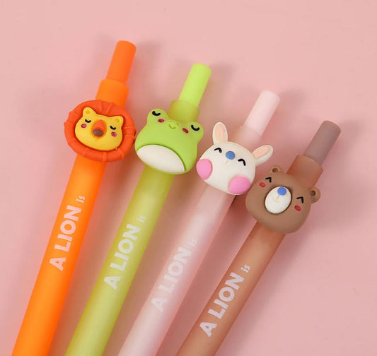 Lion & Friends Retractable Gel Pen