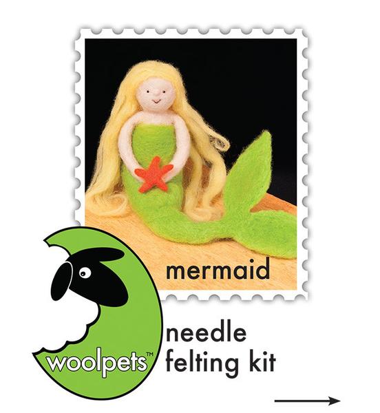 Mermaid Needle Felting Kit - Intermediate
