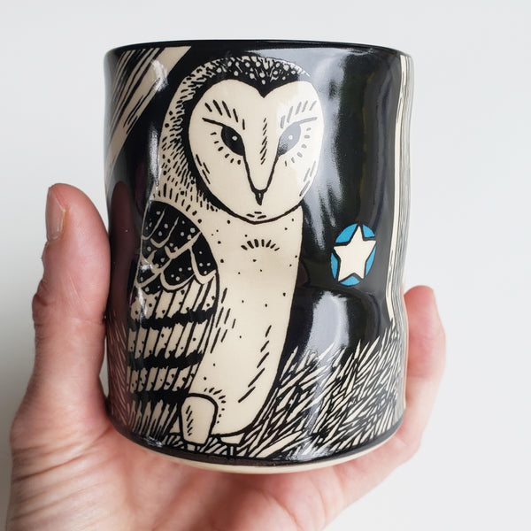 Lucky Barn Owl Cup - 9oz, Large