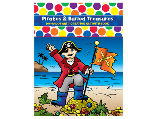 Pirates & Buried Treasure Coloring Book